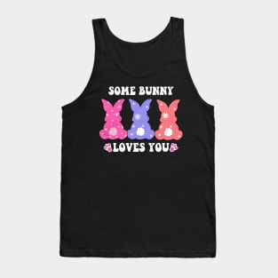 some bunny loves you easter Tank Top